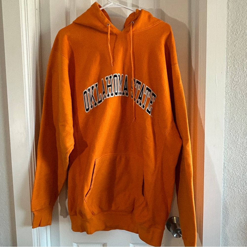 Oklahoma‎ State Orange Hoodie, Heavyweight Size XL